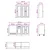 vidaXL Set omar s predalom s polico 5 pcs Star les Konstruiran les