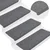 Vidaxl Samolepilne preproge za stopnice 30 kosov sive 65x24,5x3,5 cm