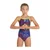 Arena girls carnival swimsuit lightdrop back soft green/multi 152cm