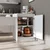 Hanah Home 2784 kuhinjski sto s policama 160 × 85 × 60 cm, bela