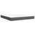 Vidaxl Box spring postelja z vzmetnico temno siva 180x200 cm blago