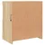 Komoda s LED svjetlima boja hrasta sonome 60x37x67 cm