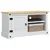 TV ormar Corona Bijelo 100 x 40 x 52 cm Čvrsto borovo drvo