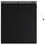 Venecijanska roleta Crna 105 x 130 cm 35 mm