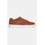 Superge iz semiša Calvin Klein CLEAN CUP LOW LACEUP OXF SU rjava barva, HM0HM01880