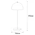 Opviq Can NT 135 Stona lampa, Crna