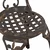 Vidaxl Vrtnik Bistro Set 3 szt. Bronasta Aluminij