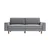Atelier del Sofa Trosed Sparrow 3, 223x89x87cm, Sivi