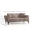 Atelier del Sofa Dvosed Hamlet 95x77x180cm Svetlobraon