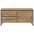 TV ormar s ladicama Umjetnička hrastovina 100 x 36 x 49.5 cm