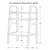 Hanah Home stalak za gramofon CPT4830-50, 50 cm, crveni