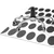 Decormat Podloga za stol Dot pattern 140x100 cm 15 cm