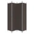 Vidaxl Paravan 4-delni rjav 200x220 cm blago