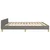 Vidaxl Posteljni okvir brez vzmetnice temno siv 160x200 cm blago