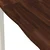 vidaXL 70 x 70 x 75 cm Masiven les akacije Temno rjava in bela Kvadrat