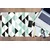 Decormat Podloga za pisalno mizo Pattern from triangles 100x50 cm