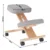eoshop Ergonomsko klečalo, sivo-rjava Taupe/bukev, FLONET