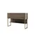 Hanah Home Komoda Luxe, 120x80x30 cm, Orah-zlatne boje