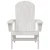 Adirondack stolica Bijelo 82 x 74 x 92 cm HDPE