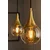 Luster na sajli LACRIMA HONEY 2xE27/60W/230V