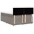 Vidaxl Box spring postelja z vzmetnico taupe 140x190 cm blago