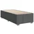 vidaXL Box spring postelja z vzmetnico temno siva 100x200 cm blago