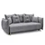 Atelier del Sofa Trosed na razvlačenje Puffy, 235 x 95 x 98 cm, Sivi