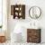 Songmics Stenska omarica 60x20x70 cm rjava