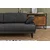 Atelier del Sofa Trosed na razvlačenje Mustang 99x83x239cm Antracit