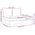 Vidaxl Box spring postelja z vzmetnico temno zelena 200x200 cm žamet