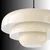 Opviq luster Layer-20301-F, 1 × E27, bež