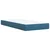 vidaXL Postelja boxspring z vzmetnico Modra 100 x 200 cm Žamet