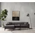 ATELIER DEL SOFA Ugaona sofa New Petra L Corner Anthracite