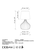 Opviq Stona lampa Telis-5392, 28x28x51 cm, IP20, Braon-crna