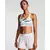 Under Armour ARMOUR MID CROSSBACK PRINTED BRA, ženski top, plava 1307213