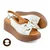 Mona Shoes Ženske sandale, Soft uložak, Kožne, Bele