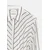 COMMA Bluza temno rjava/bela