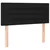 Vidaxl Box spring postelja z vzmetnico črn 90x190 cm blago