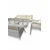 HANAH HOME Baštenska garnitura Hisar 3+1+1 Beige