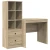 Stol s ladicama s policom s pohranom 2 pcs Sonoma hrast