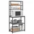 Kuhinjska polica Siva Sonoma 80 x 40 x 168 cm Konstruirano drvo