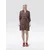 LOLA CASADEMUNT Srajčna obleka MS2616017 Rjava Regular Fit