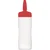 ARAVEN Stisljiva steklenica LDPE, o: 70 mm, 193 mm, prostornina: 0,35 L, rdeča