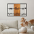 Wallity Zidna dekoracija Respect Your Home Your Family Your Love 1, 88 x 57 cm,  Smeđa