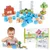 Eco Toys Set magnetnih kocki za decu, 87 delova