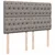 Vidaxl Box spring postelja z vzmetnico taupe 160x200 cm blago