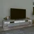 TV ormarić s LED svjetlima siva boja betona 230x36,5x40 cm
