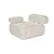Atelier del Sofa Fotelja Doblo L1 100x80x105cm Krem