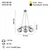 Opviq Luster Bena-80-03, O15, 12,5cm, IP20 Zlatne boje