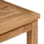 Vidaxl Vrtna miza 80x80x77 cm trdna tikovina
